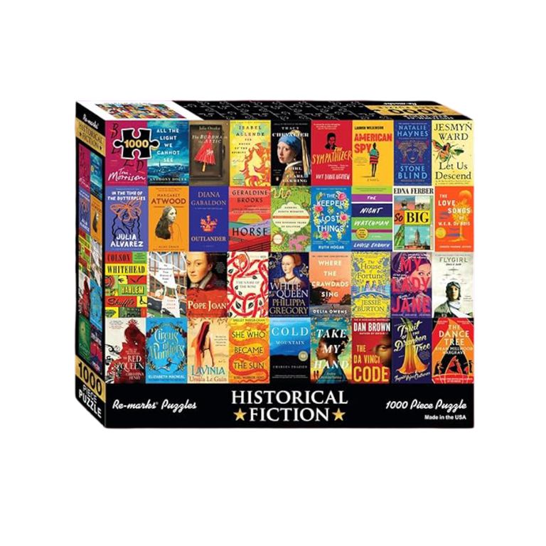 Historical Fiction Book Collage